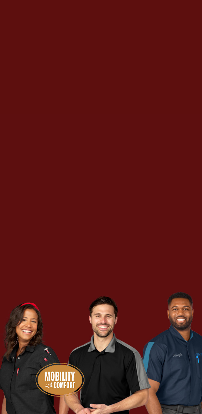 Three workers standing together wearing new Red Kap B2B workwear