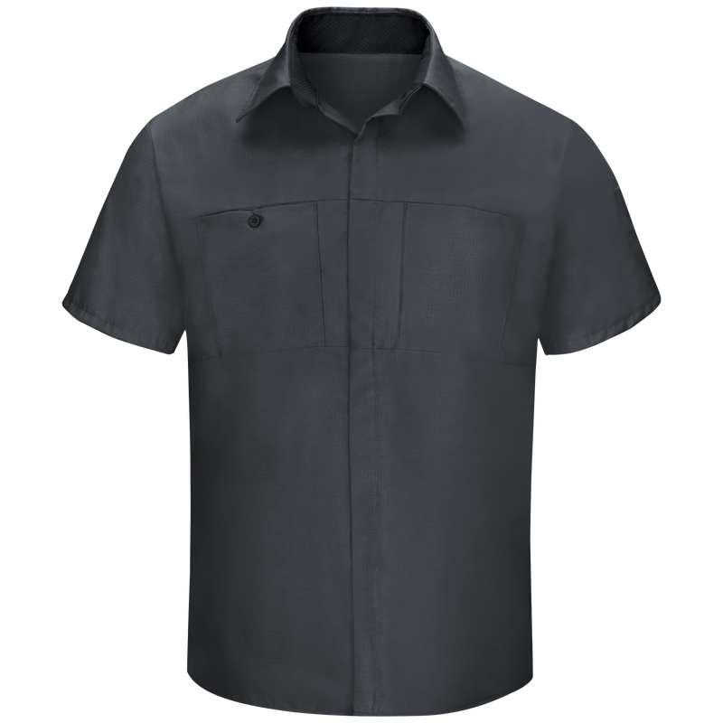 Men's Short Sleeve Performance Plus Shop Shirt With Oilblok Technology image number 1