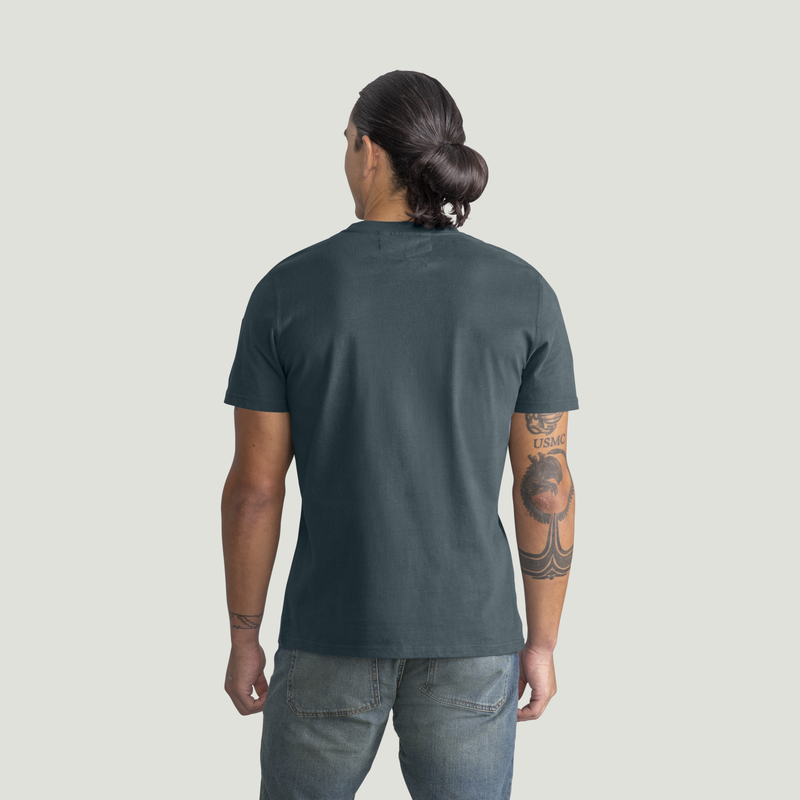 Men's Slim Fit Cotton Pocket T-Shirt image number 1