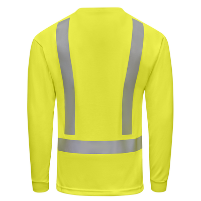 Hi-Visibility Long Sleeve Pocket T-Shirt - Type R Class 2