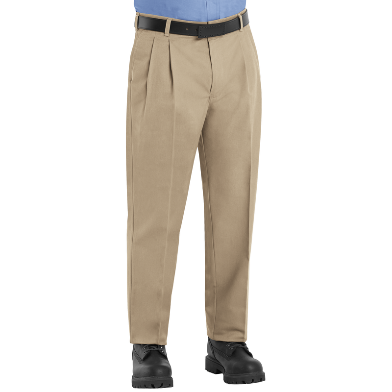 Men's Pleated Twill Slacks image number 3