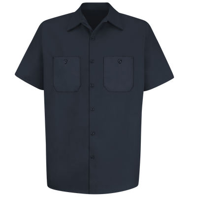 Men's Short Sleeve Wrinkle-Resistant Cotton Work&nbsp;Shirt