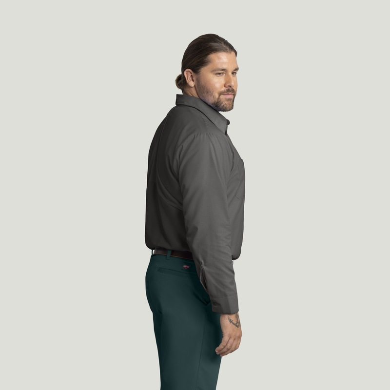 Men's Long Sleeve Work Shirt with MIMIX&reg; image number 4