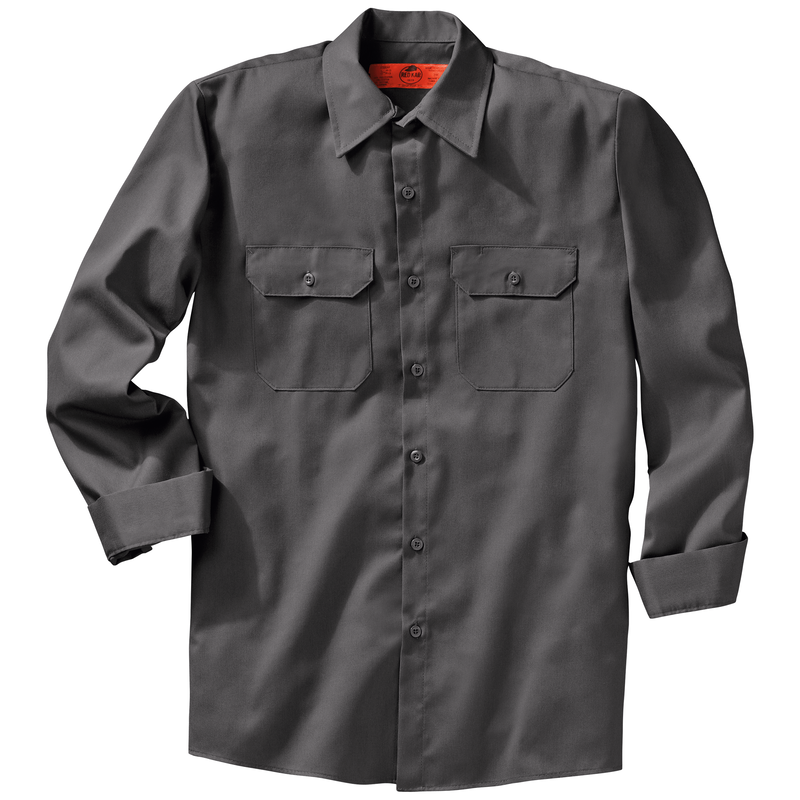 Men's Long Sleeve Utility Uniform Shirt image number 4