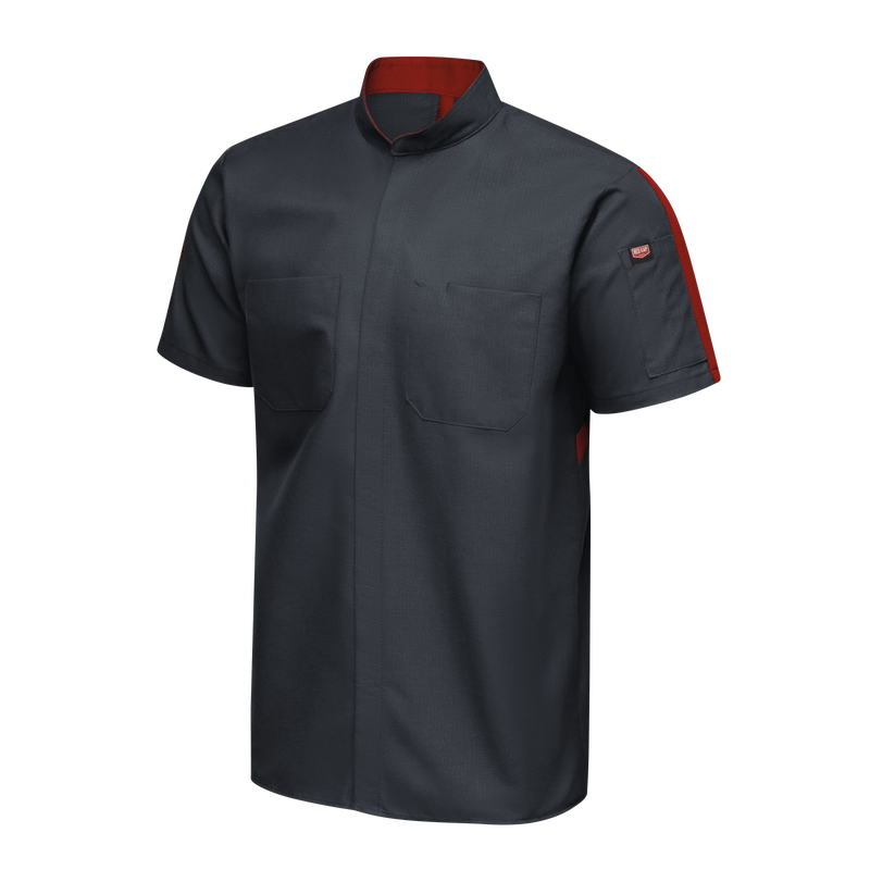 Men's Short Sleeve Two Tone Pro+ Work Shirt with OilBlok and MIMIX® image number 4