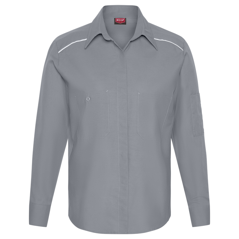 Women's Long Sleeve Pro Airflow Work Shirt image number 1