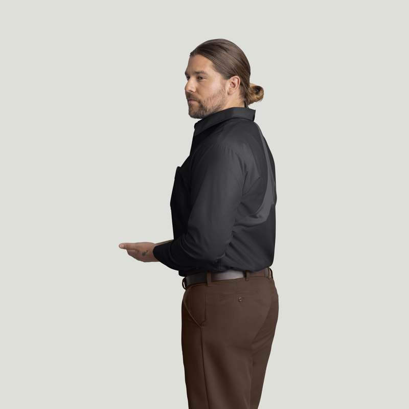 Men's Long Sleeve Work Shirt with MIMIX&reg; image number 3