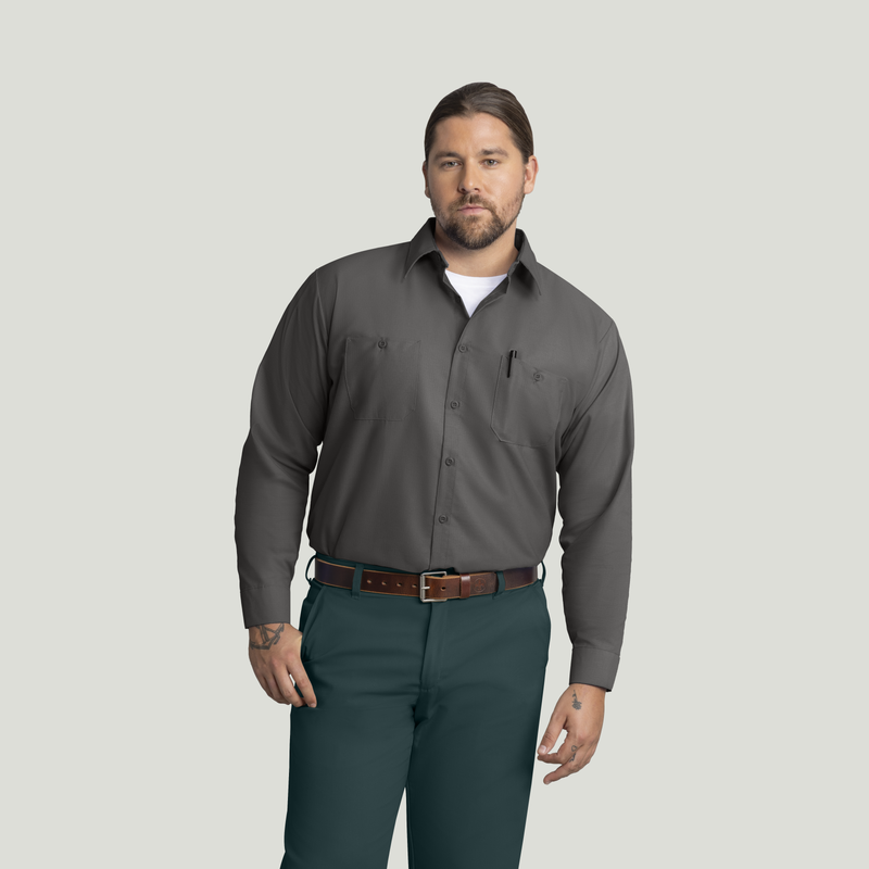 Men's Long Sleeve Work Shirt with MIMIX&reg; image number 1