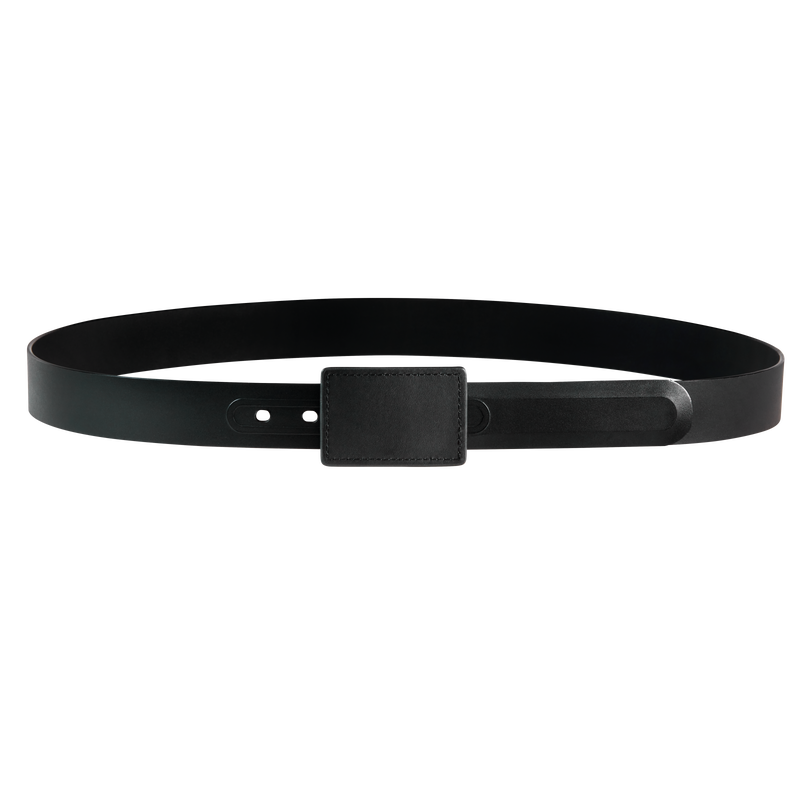 Plain Black Belt with Scratchless Buckle image number 0