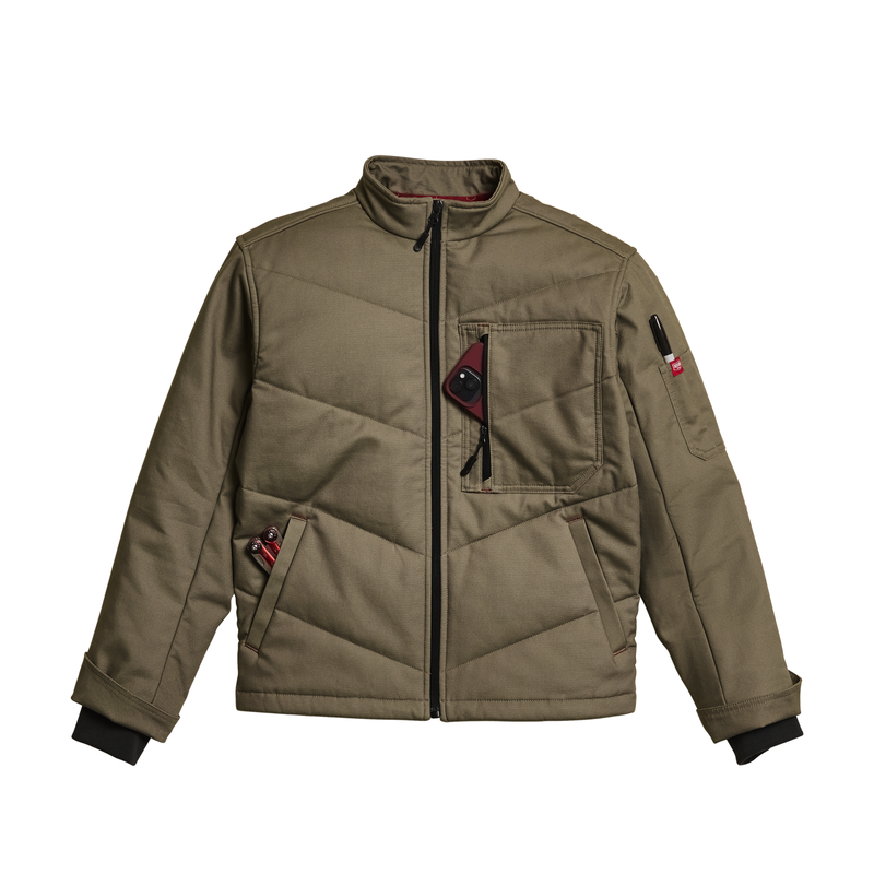 Men's Insulated Quilted Work Jacket image number 22