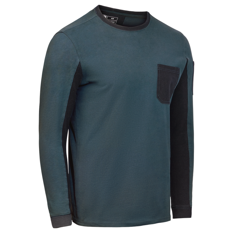 Men's Slim Fit Cotton Long Sleeve Pocket T-Shirt image number 11