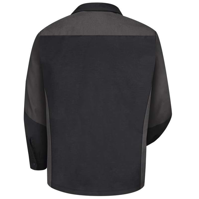 Men's Long Sleeve Two-Tone Crew Shirt image number 2