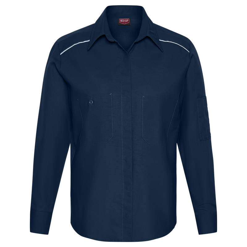 Women's Long Sleeve Pro Airflow Work Shirt image number 1