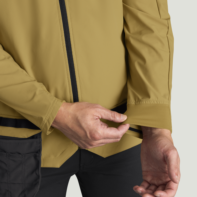 Men’s Performance Hooded Windbreaker Jacket with ToolShift Pocket image number 11