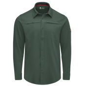 Men's Snap Front Jersey Long Sleeve Work Shirt