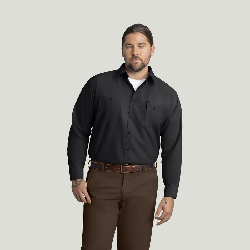 Men's Long Sleeve Work Shirt with MIMIX&reg; image number 1