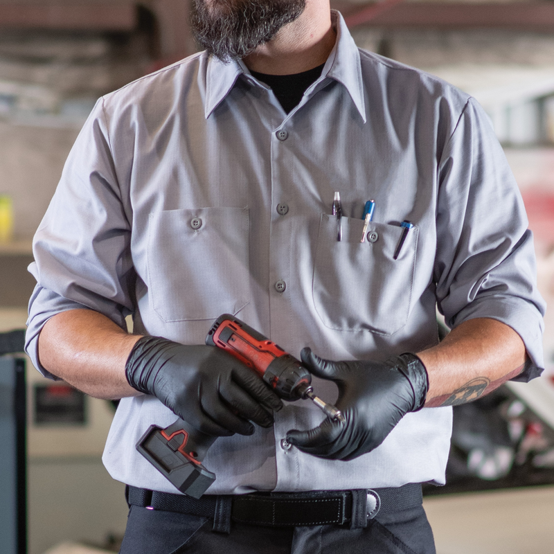 Men's Long Sleeve Work Shirt with MIMIX&reg; image number 8