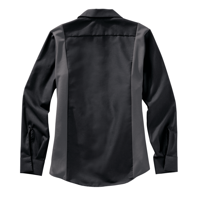 Women's Long Sleeve Performance Plus Shop Shirt with OilBlok Technology image number 7