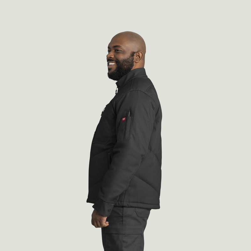 Men's Insulated Quilted Work Jacket image number 7