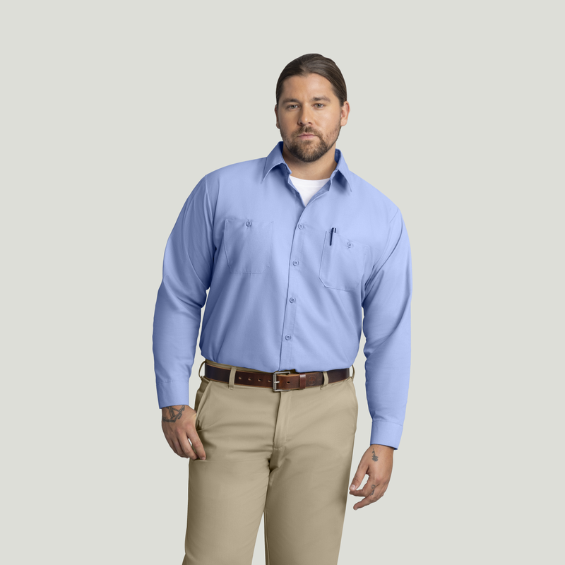 Men's Long Sleeve Work Shirt with MIMIX&reg; image number 1
