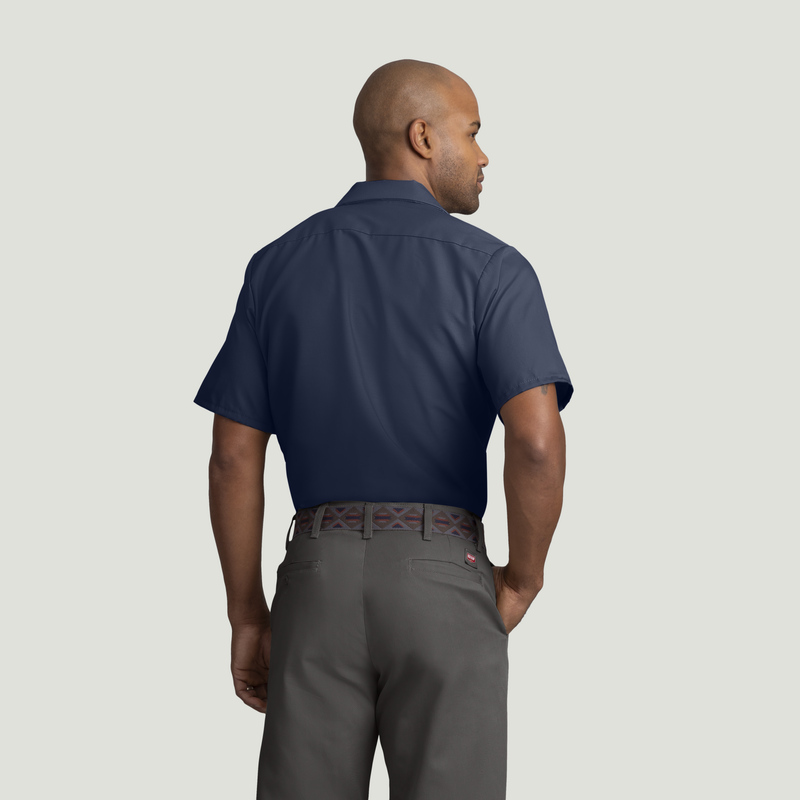 Men's Short Sleeve Industrial Work Shirt image number 2