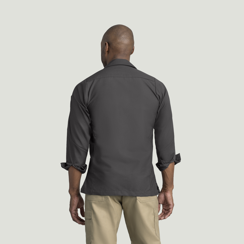 Men's Long Sleeve Solid Crew Shirt image number 2
