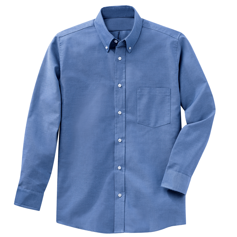 Men's Long Sleeve Executive Oxford Dress Shirt image number 4