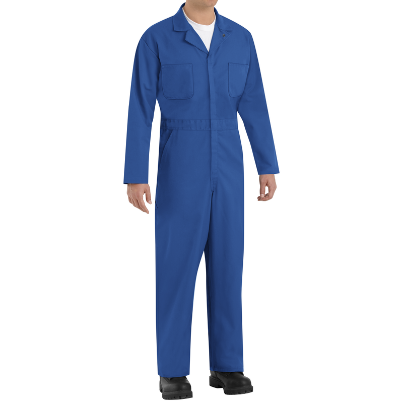 Twill Action Back Coverall with Chest Pockets image number 3