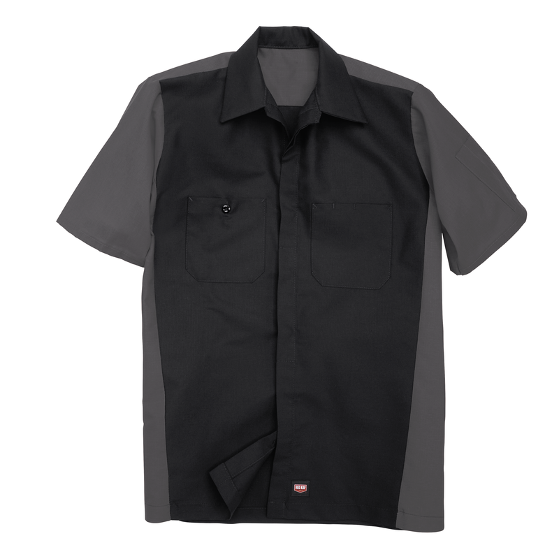 Men's Short Sleeve Two-Tone Crew Shirt image number 7