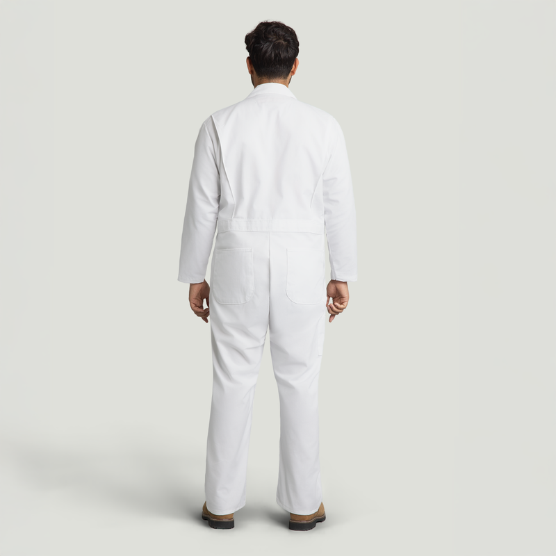 Twill Action Back Coverall with Chest Pockets image number 4