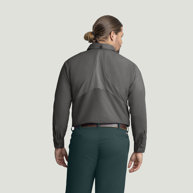Men's Long Sleeve Work Shirt with MIMIX&reg; image number 2