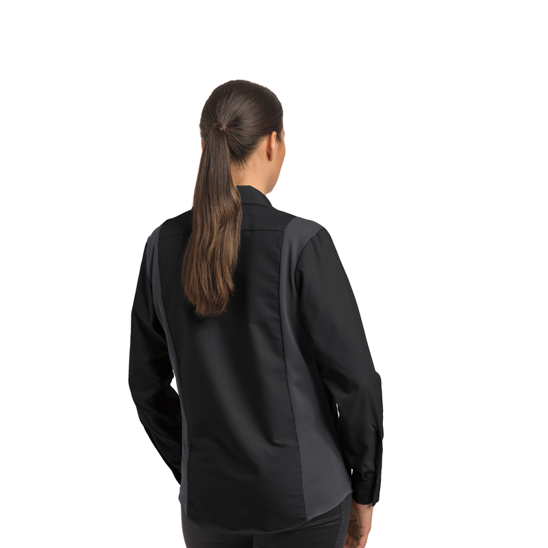 Women's Long Sleeve Performance Plus Shop Shirt with OilBlok Technology image number 4