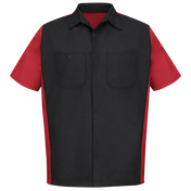 Men's Short Sleeve Two-Tone Crew Shirt