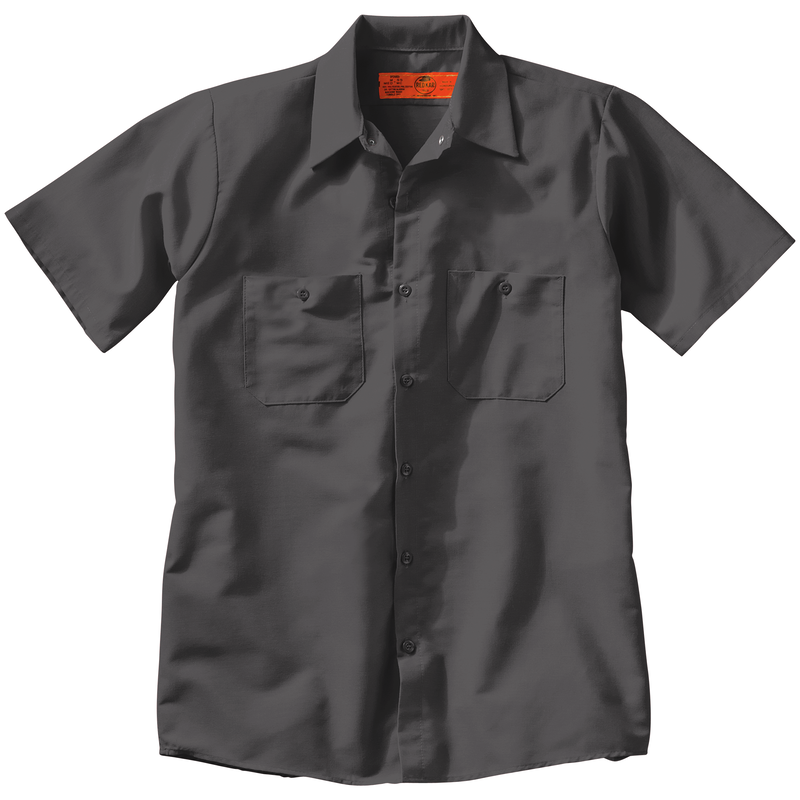 Men's Short Sleeve Industrial Work Shirt image number 8