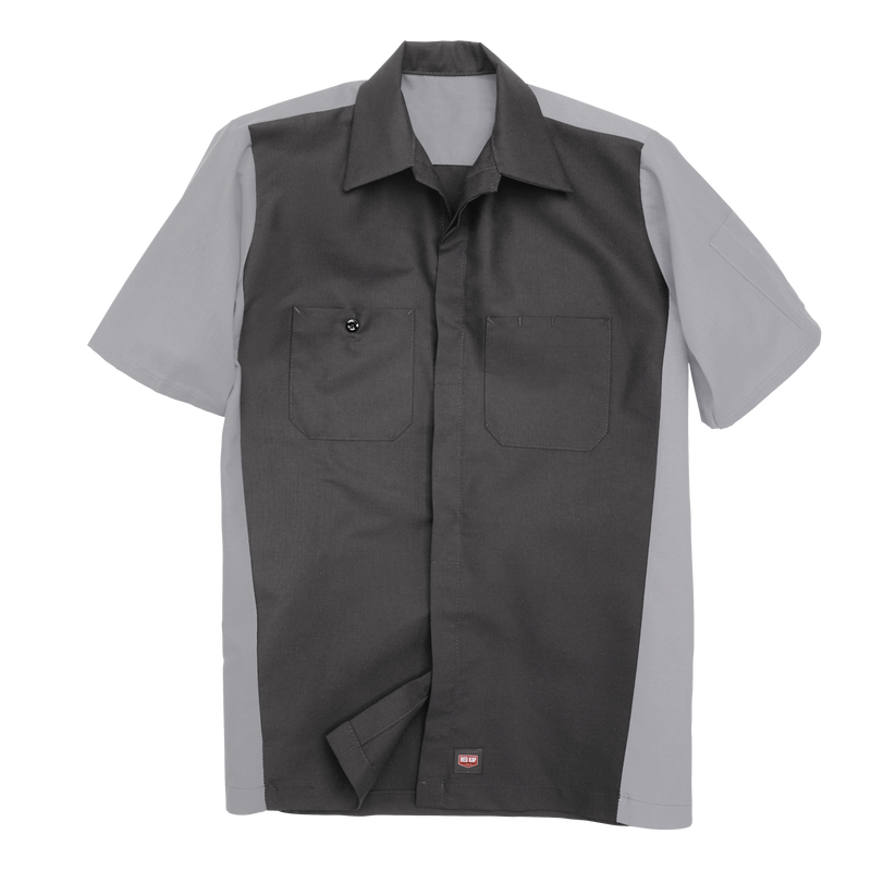 Men's Short Sleeve Two-Tone Crew Shirt image number 4