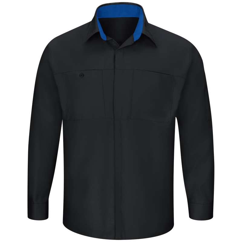 Men's Long Sleeve Performance Plus Shop Shirt with OilBlok Technology image number 1
