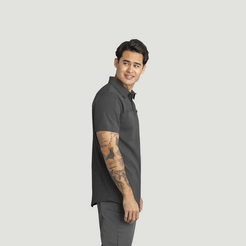 Men's Snap Front Jersey Short Sleeve Work Shirt image number 8