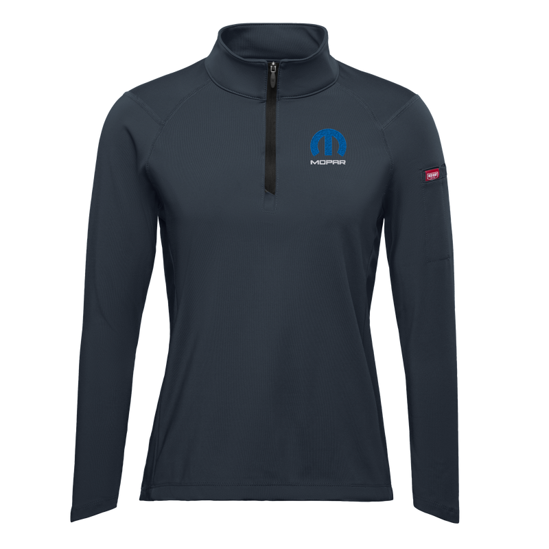 Women's Performance Quarter Zip Cadet Collar Pullover image number 2