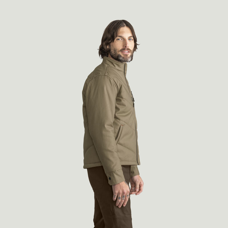 Men's Insulated Quilted Work Jacket image number 4