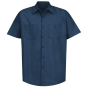 Men's Short Sleeve Industrial Work Shirt