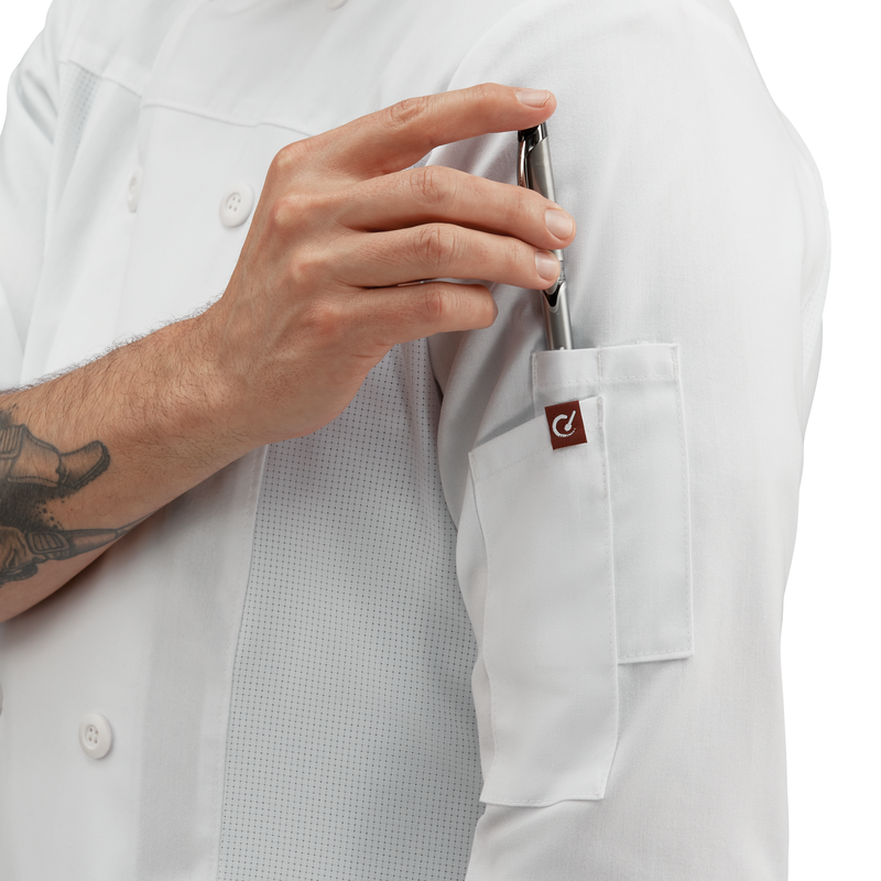 Men's Deluxe Airflow Chef Coat image number 7
