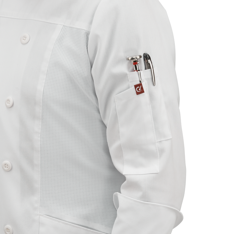 Men's Deluxe Airflow Chef Coat image number 10