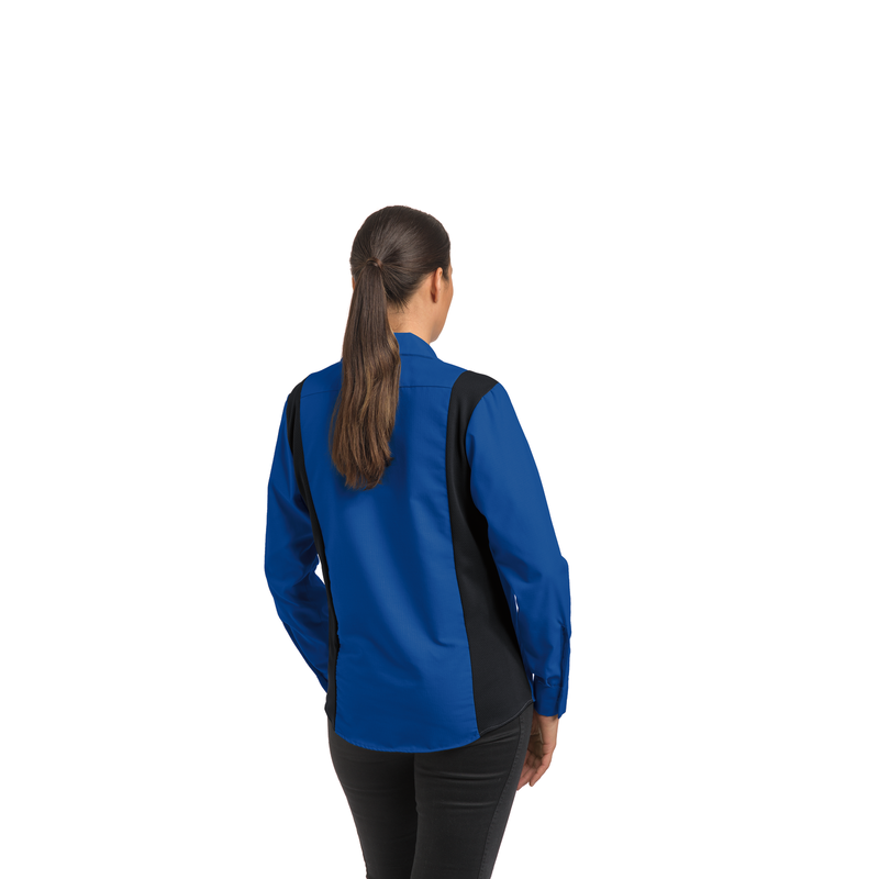 Women's Long Sleeve Performance Plus Shop Shirt with OilBlok Technology image number 4