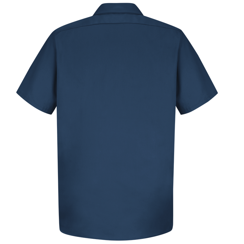Men's Short Sleeve Wrinkle-Resistant Cotton Work Shirt image number 2