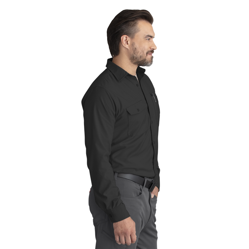 Men's Cooling Long Sleeve Work Shirt image number 7