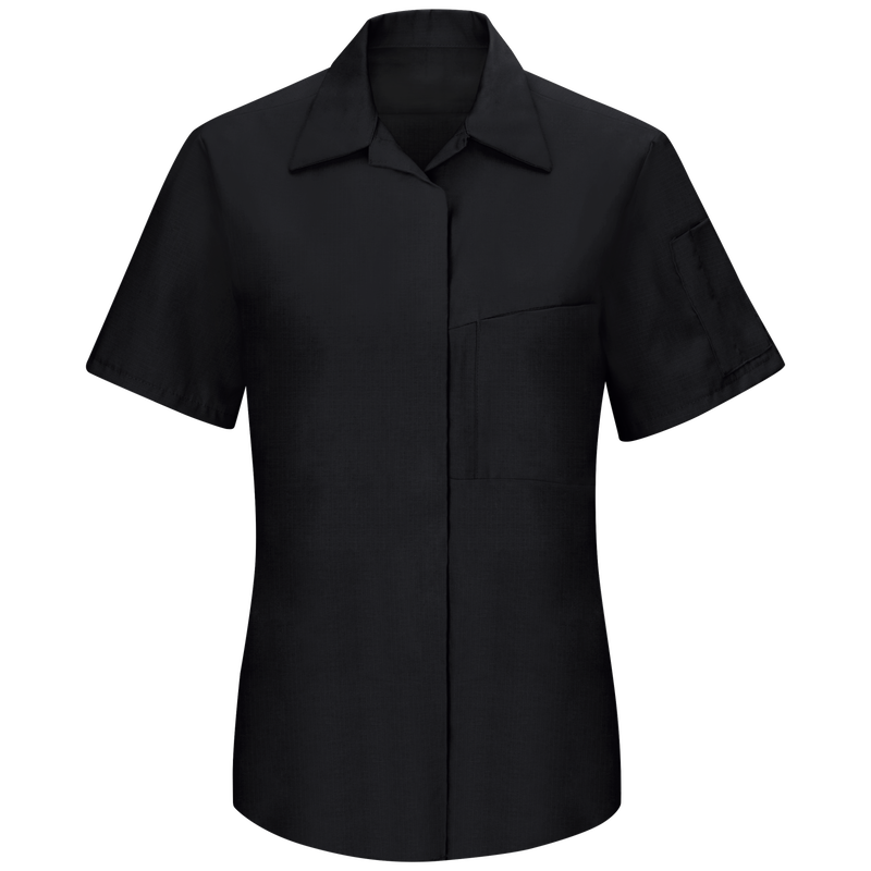 Women's Short Sleeve Performance Plus Shop Shirt with OilBlok Technology image number 1