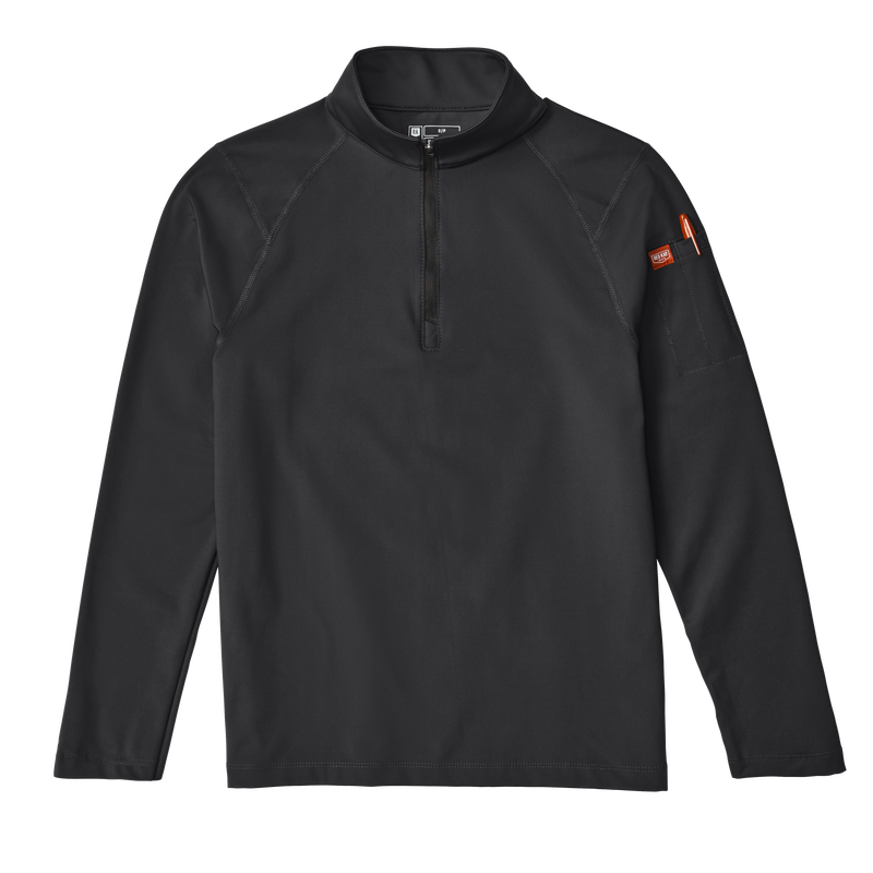 Men's Performance Quarter Zip Cadet Collar Pullover image number 4