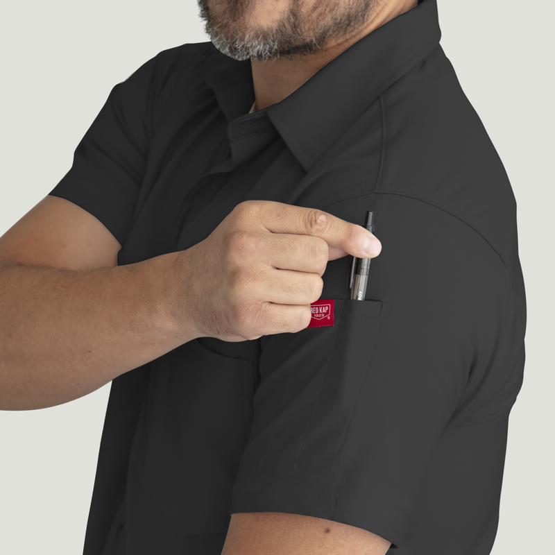 Men's Cooling Short Sleeve Work Shirt image number 14