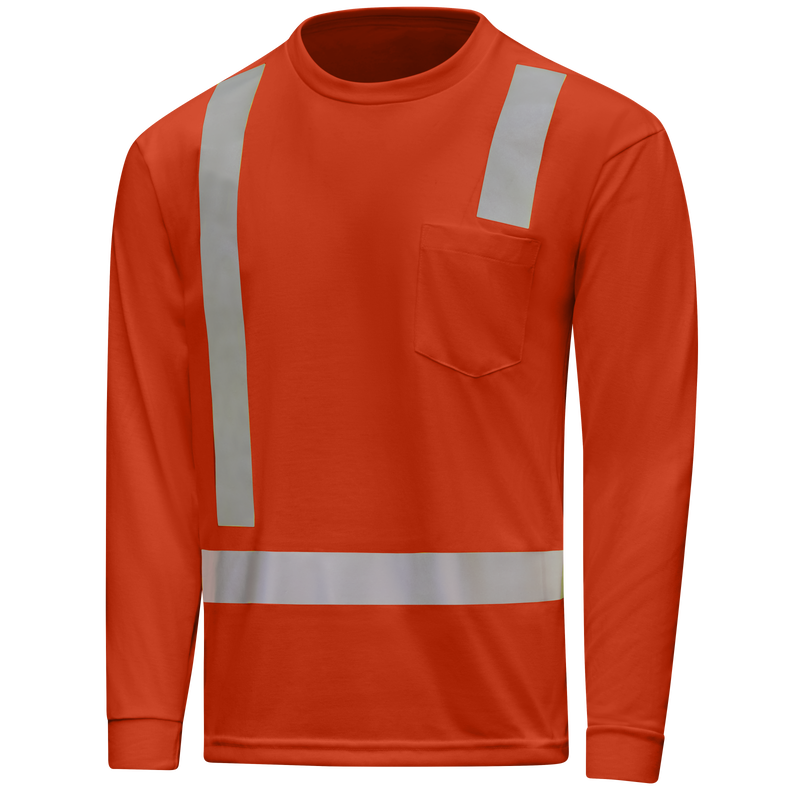Hi-Visibility Long Sleeve Pocket T-Shirt - Type R Class 2 image number 3