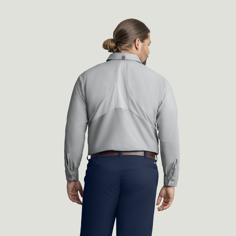 Men's Long Sleeve Work Shirt with MIMIX&reg; image number 2